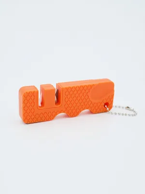 Jukaiwtec AC100 Portable Multi-Functional Outdoor Camping Knife Sharpener Stone Smooth Partially Serrated Edge Tool Knife