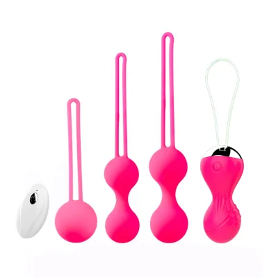 4 in 1 Vagina Tighten Smart Kegel Exercise Balls Set Remote Control Vaginal Balls Adult Kegel Balls for Women