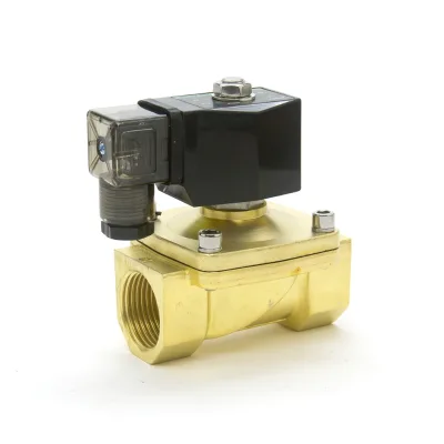PU-10 3/8" Orifice 10mm NC 2/2 Way Direct Acting Brass Water air Solenoid Valve