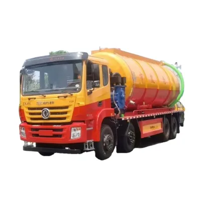 Dongfeng 28 square Sanitation Cleaning Sewage Suction Car, Pipe Dredge Car Sewer Pipe Dredge Car