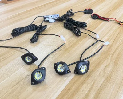 Super Bright 25W 12 LED Surface Mount Strobe Warning Light-IP65 Waterproof Emergency Hazard Beacon 2-Year Warranty for Vehicles