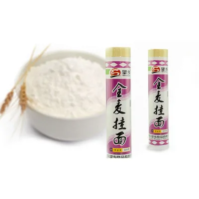 Wangxiang Whole Wheat Noodles 500g Original Whole Wheat Coarse Grain to Be Cooked Instant Noodles Wholesale