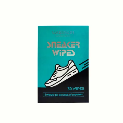 Natural Shoe Cleaning Wipes Individually Wrapped Portable Travel Shoe Cleaner Sneaker Wipe