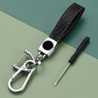 Five Three Colors Available Car Key Chain High Quality Sheepskin Flexible Key Chain Various Models Available Metal Material