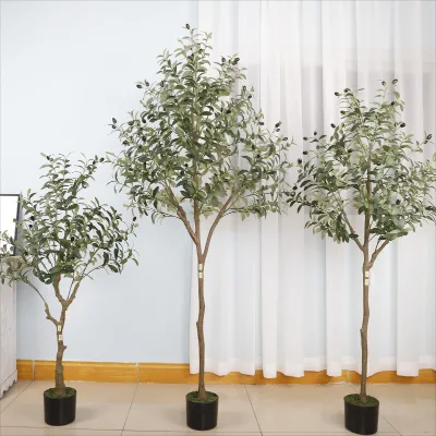 P016 Simulation Olive Tree Nordic Home Room Artificial Plant Tree Landscape Decoration Artificial Olive Tree