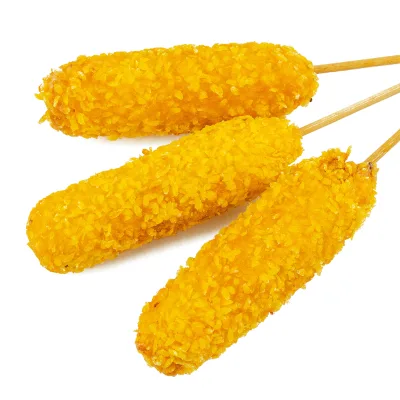 White & Yellow Golden Wheat Free Sugar Needle-shaped Panko Breadcrumbs Japanese Breading 1kg