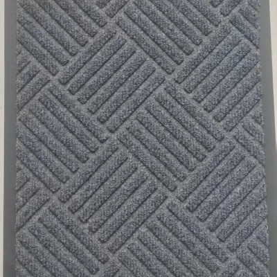 Tire Tread Mats Custom Logo Outdoor Heavy Duty Rubber Entrance Door Mat for Home or Hotel Use