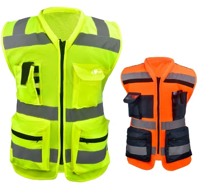 Breathable High Visibility Safety Vest All Size Whole Team Reflective Vest for Runner Surveyor Volunteer