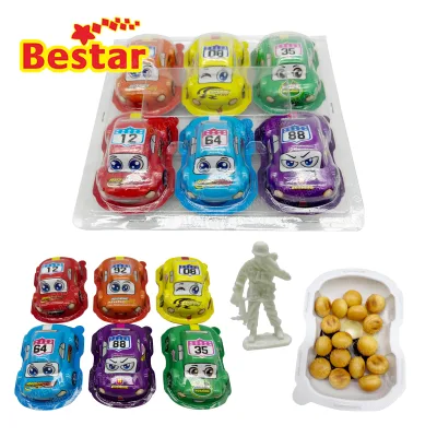 Mini Car Shape Surprise Chocolate Egg Halal Sweets Soldier Toys Bulk Wholesale for Kids and Gifts