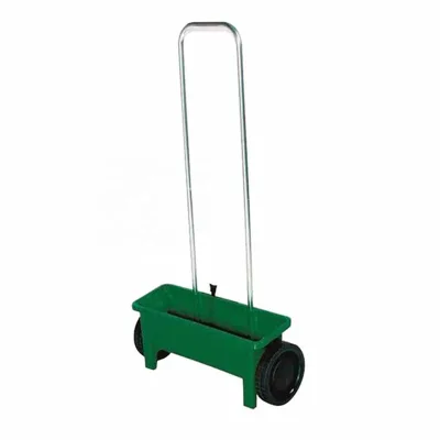 Wholesale Garden Manual Lawn Broadcast Seed Spreader Fertilizer 12 Litre Green With Spreading Table
