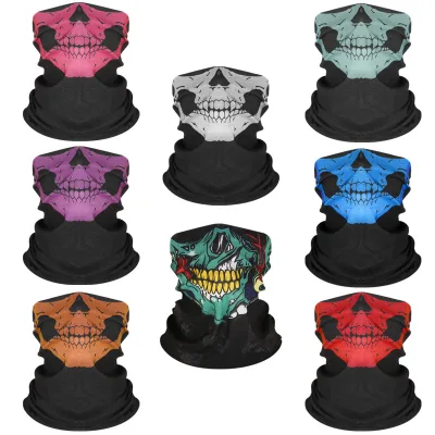 Outdoor Cycling Face Mask Multi-Function Men's Women's Mask Windproof Sand-Proof Seamless Magic Headscarf Neck Warmer