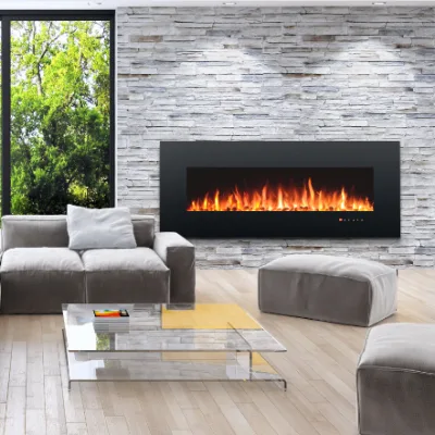 Best Seller Stylish 50" Wall Mounted/wall Insert/Build-in/Free Standing Electric Fireplace with Speaker