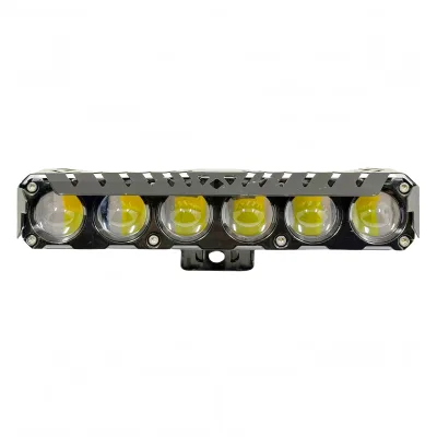 Adjustable 12V-80V LED Lights Waterproof Cool White Amber Strobe Front Headlights for Adventure Bike Offroad Motorcycle 6000K