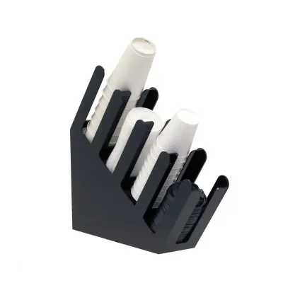 Modern Storage Organizer Acrylic Coffee Cup Holder