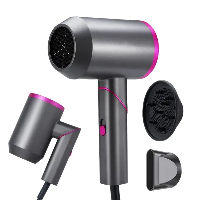 5-in-1 AC Motor Hair Dryer & Styler with Hot Air Brush Salon Quality High Speed for Hotel & Outdoor Use