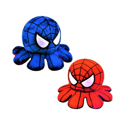 20cm Spiderman Plush Flip Octopus Doll Cute Creative Octopus Doll Kawaii Octopus Can Flipped for 3 Years Old Gift