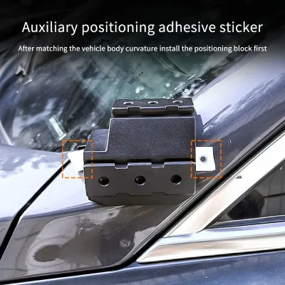 Luxury Quick-release A-pillar Hood Expansion Spotlight Lamp Holder Bracket for Denza B3 (2025~2026 Models) Made Aluminum Alloy