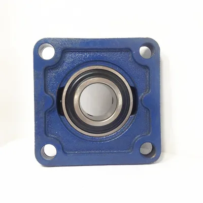 Blue Colour square Housing Chrome Steel Pillow Block Bearing Ucf211-32