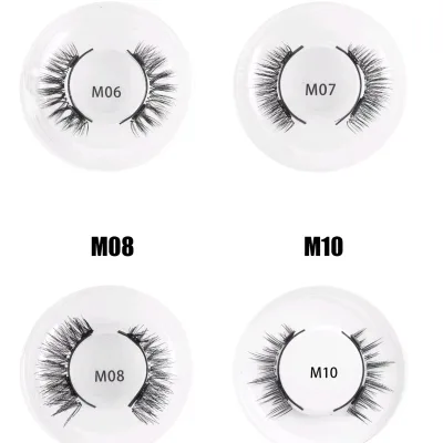 Private Label New Style 3D Quantum Magnetic Eyelashes With Magic Lashes Tweezer Magnetic Lashes Box Without Glue