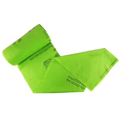 Bulk Plastic Bag EN13432 Certified Custom Design Printed Biodegradable PLA Construction Garbage Bag Compostable Trash Bag