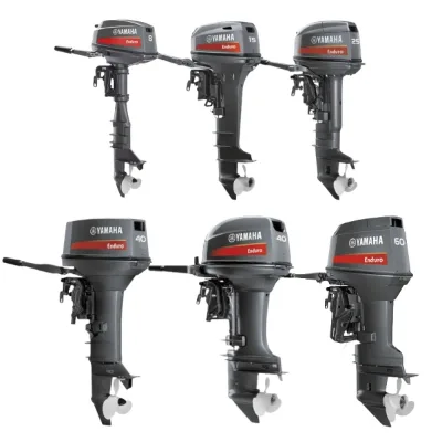 Hot Selling 8 15 25 30 40 60hp Gasoline Propeller Engine Suitable Motor for Fishing Boats