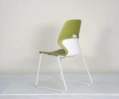 Green Restaurant PP Plastic Stackable  Dining Chair