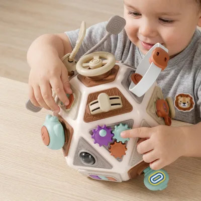 Plastic Multifunction Puzzle Game Cube Toys 22 Sided Polyhedron Interesting Education Toy for Kids