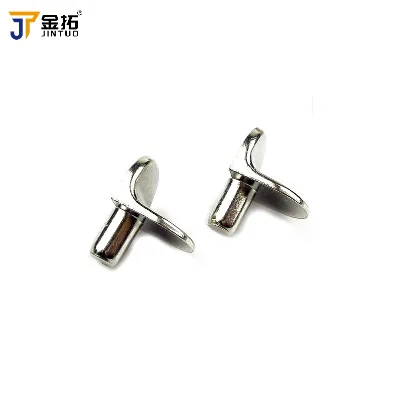 Jintuo D-48 Kitchen Cabinet Shelf Support Connectors Brackets Zinc Alloy Nickel Plated Made in China