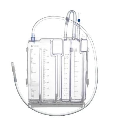 Disposable Triple Chamber Eco-friendly Sterile Chest Drainage Bottle-the Basis of Surgical Instruments