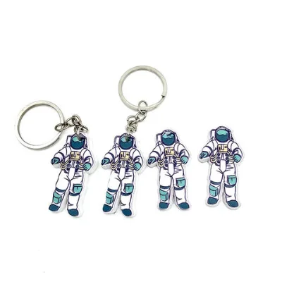 Wholesale custom 3d keyholder rubber silicone pvc key chain ring keychains