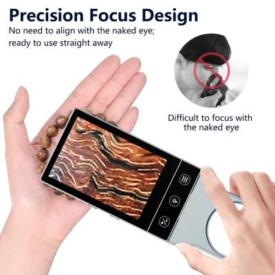 Best Quality Portable Digital Magnifier with Dual-Light Intelligent Adaptation HD Wide-Angle View and Four-Step Precision Zoom