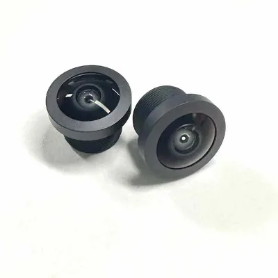 1 / 2.3 CCTV Lens  EFL 1.9 mm Wide Angle HOV 185 ° TTL 27.66mm M12 Fisheye Lens