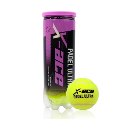 Factory Discount Padel Balls IPF Approved Low Price Wool Training Balls Durable 135-145cm Bounce Environmentally Healthy Balls
