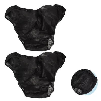 OEM Disposable Spa Underwear Set Disposable Brassiere Panties One Time Use Massage Salon Uniform