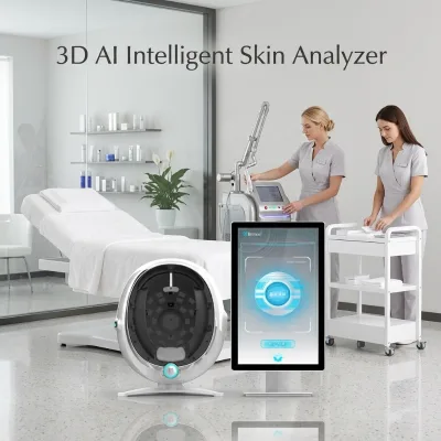 Hot Selling Multilingual AI Intelligent HD Camera Skin Analyzer Full Face Scan Magic Mirror Skin Analysis Machine