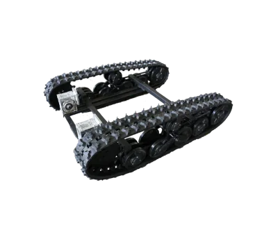 A Tracked Chassis with High Driving Force  Ensuring Maneuverability and Stability, and Minimal Ground Damage