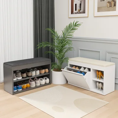 Shoes Rack Shoe Cabinet Entrance Footstool Shoes Rack Simple Modern Storage Stool