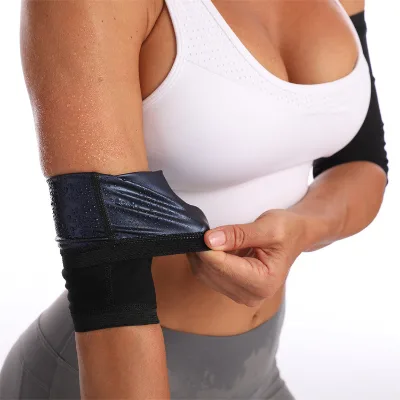 New Sweat Sauna Arm Band Women Elastic Compression Arm Shaping Sleeves Anti Cellulite Arm Shapers