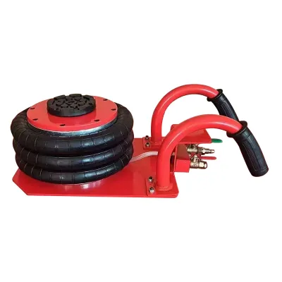 Best-Selling Steel 3-Ton Dual-Handle Airbag Jacks Outdoor Portable Inflatable Jacks with Air & Hydraulic Power ISO Certified