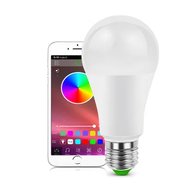 7W LED Blub With BLE APP Control A19 Popular Dimmable Dimmable Bulb Light Beats Music Sync Color Changing LED Bulb