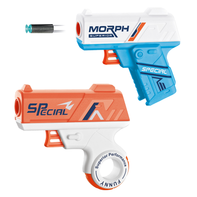Soft Bullet Toy Guns Toy Pistol 2 Gun-One Box Soft Bullet Shooting Toy Gun for Boys Girls Adults Bullets and Jump Ejecting Mag