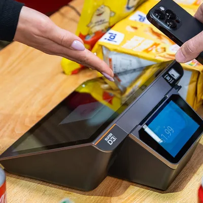 Desktop Terminal Smart Pos Machine 10.1" Display with 4" IPS Capacitive Touchscreen Secondary Display