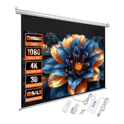 150 Inch Diagonal Diy Alr  Projector Screen Projection 4:3 Ratio Uhd-3d-4k Ready Technology for Home Theater