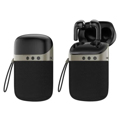 The Gaming 2 in 1 Wireless Speaker with TWS Earphone and Used Gaming Music Dual Mode Made in China