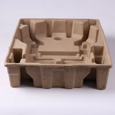 Biodegradable Custom Vacuum Cleaner Paper Pulp Inner Tray Dry Press Molded Pulp Electronics Insert Packaging