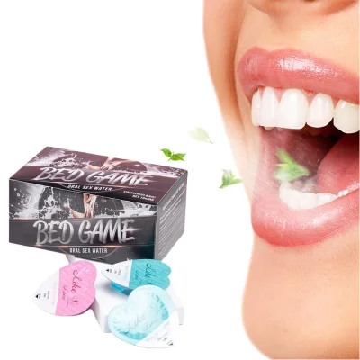 OEM/ODM 6PCS Ice and Fire Flirting Sexual Gel Water-Based Oral Sex Passion Strawberry/Mint Flavor Orgasm Adult Sex Products