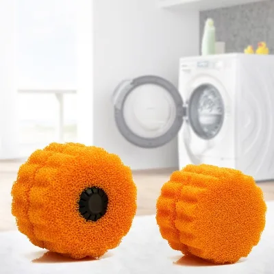 HCX Eco Friendly Honeycomb Washing Ball Silicone Anti Mold Antibacterial Properties 360 Washing Machine Rubbing Sponge Filter