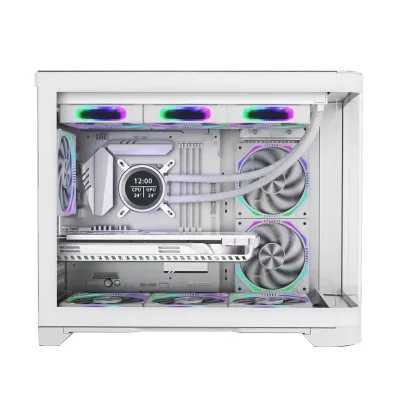 White Hot Selling  K-Canopy W Manufacturer OEM Transparent Clear Mid Tower ATX PC Case Gaming Computer Case