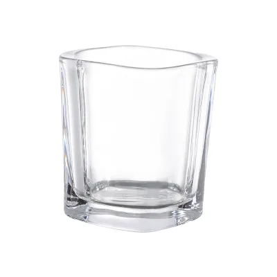 7.65oz Clear Square PP Plastic Shot Glasses for Wine Bar Party Camping Use with Custom Logo
