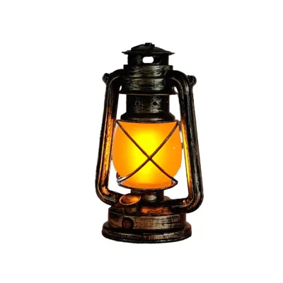 Outdoor Tent Fishing Lamp Vintage Lamp Horse Lamp Solar Camping Light Portable Rechargeable Atmosphere Garden Light